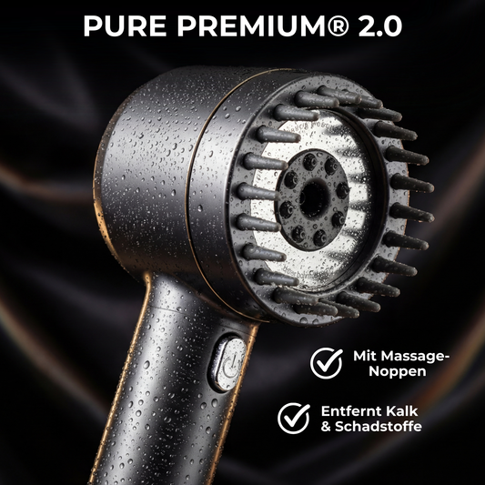 Pure Premium 2.0® Filterduschkopf – Luxus für Haut und Haar