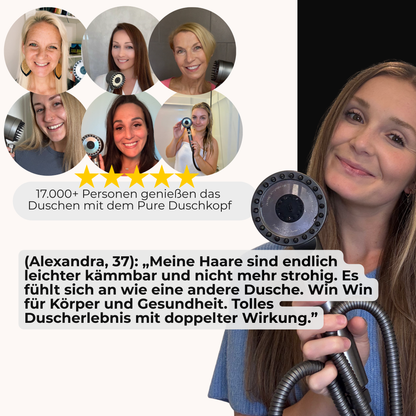 Pure Premium 2.0® Filterduschkopf – Luxus für Haut und Haar