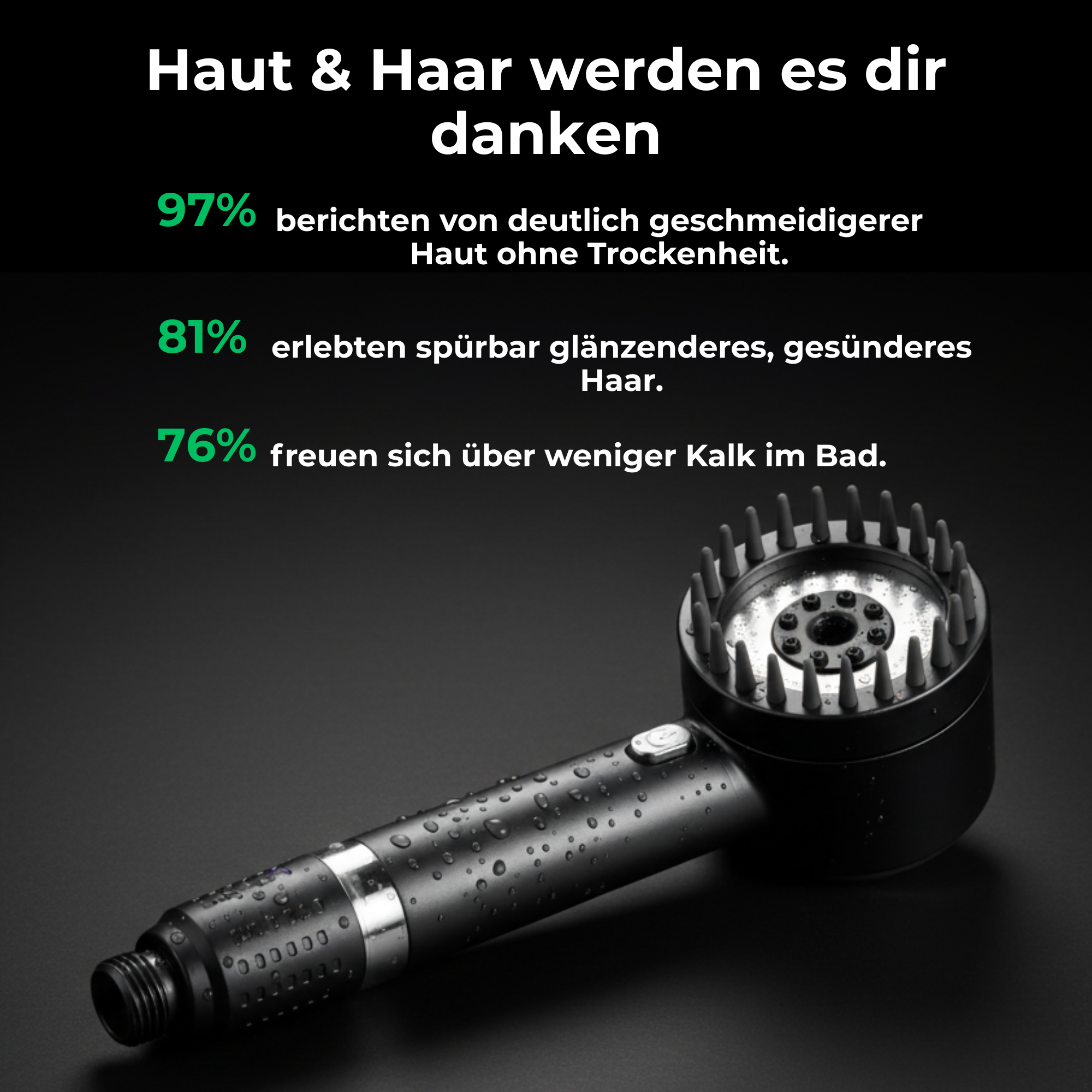 Pure Premium 2.0® Filterduschkopf – Luxus für Haut und Haar