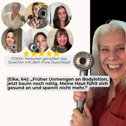 Pure Premium 2.0® Filterduschkopf – Luxus für Haut und Haar