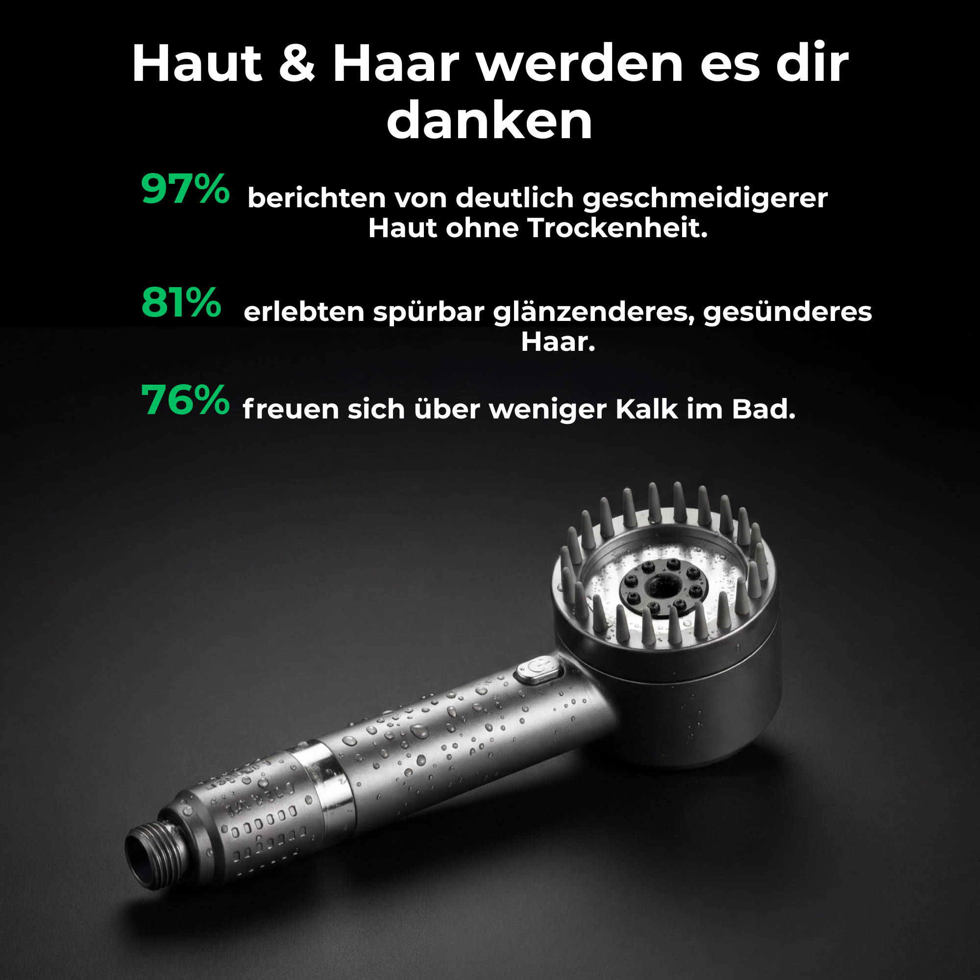 Pure Premium 2.0® Filterduschkopf – Luxus für Haut und Haar