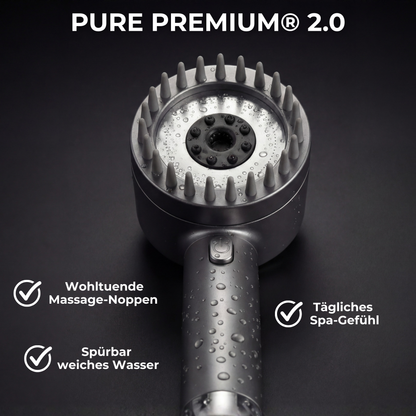 Pure Premium 2.0® Filterduschkopf – Luxus für Haut und Haar